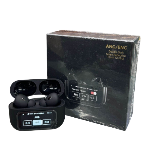 ANC+ENC A9 Pro Airpods Lcd Touch Screen Display Bass High Quality Sound Airpods Pro Wireless Bluetooth